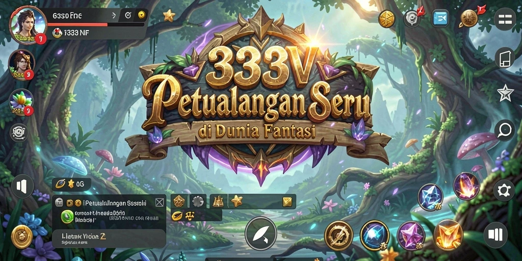 Tampilan layar gameplay yang mendebarkan dari 333V di dunia petualangan.
