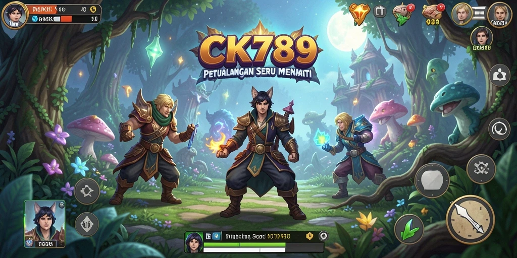 Gameplay CK789 menunjukkan dunia petualangan yang luas dan menakjubkan.