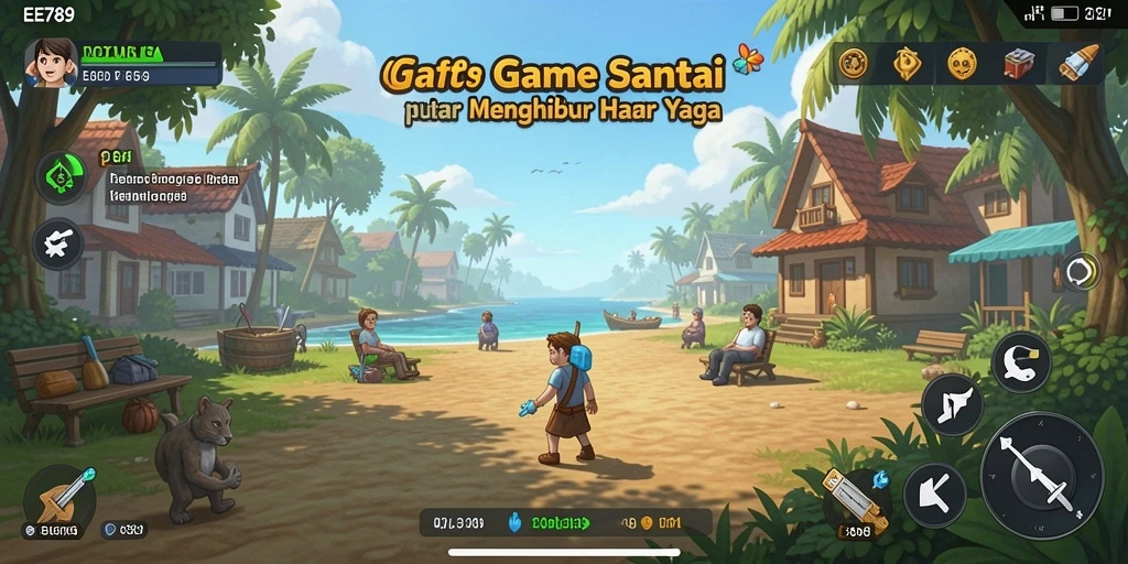 Tampilan gameplay EE789 yang seru dan penuh warna.