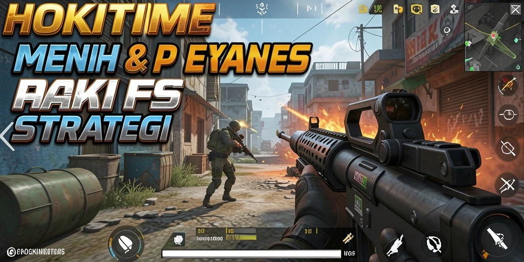 Screenshot gameplay HOKITIME yang menampilkan pertempuran mendebarkan.