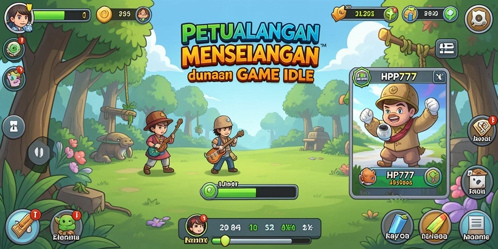 Tampilan gameplay HP777 yang menarik dan penuh warna.