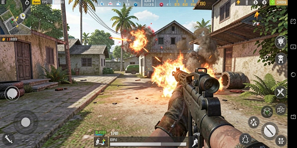 Tampilan aksi seru dalam gameplay IDR89 yang mendebarkan.