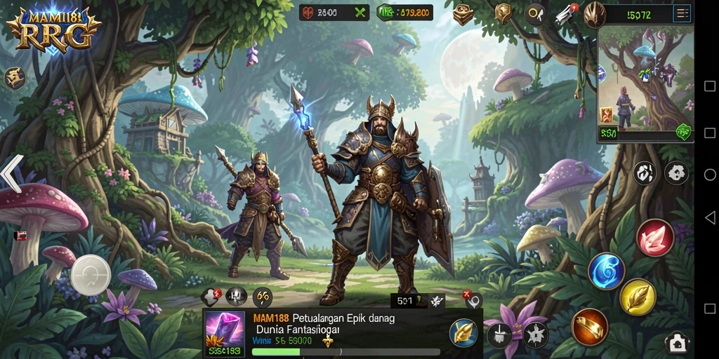 Tampilan gameplay dari MAMI188 yang menakjubkan dan penuh aksi.