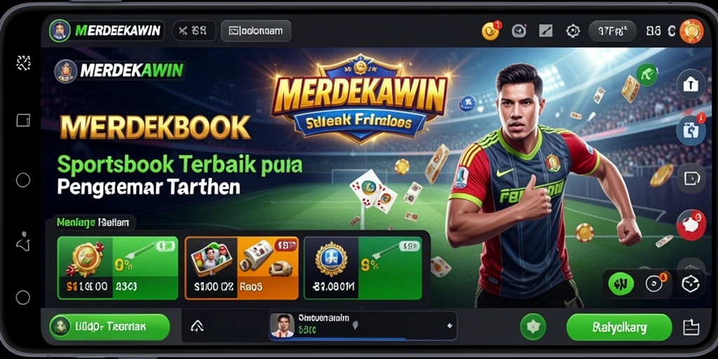 Tampilan gameplay <strong>MERDEKAWIN</strong> yang menegangkan dan interaktif saat bertaruh.
