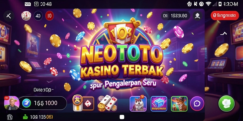 Tampilan gameplay NEOTOTO yang memukau dan seru.