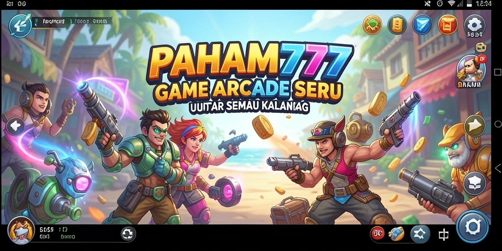 Screenshot menampilkan aksi seru gameplay di PAHAM777