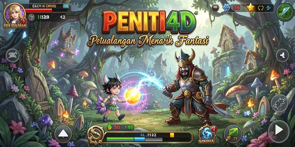 Tampilan gameplay menarik dalam PENITI4D dengan tantangan petualangan.