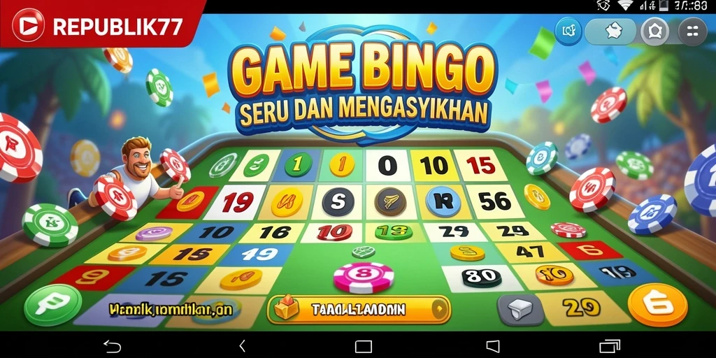 Tampilan gameplay seru dan interaktif dari REPUBLIK77.