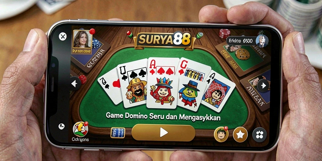 Gameplay domino seru di SURYA88 yang penuh tantangan.