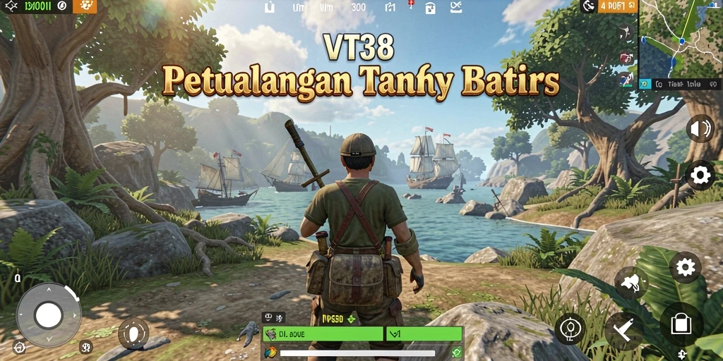 Tampilan gameplay menarik di dunia terbuka dengan misi dan eksplorasi.